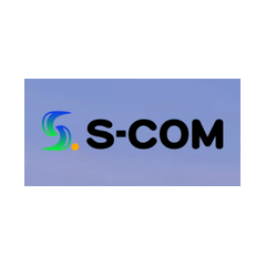 S-COM（エスコム） ロゴ